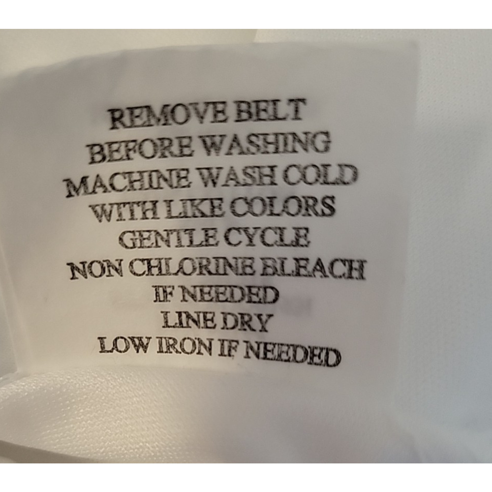 White Babydoll Halter Dress Bridal Euro Summer Milkmaid Y2K Coastal Cowgirl SZ 7 - Picture 11 of 13